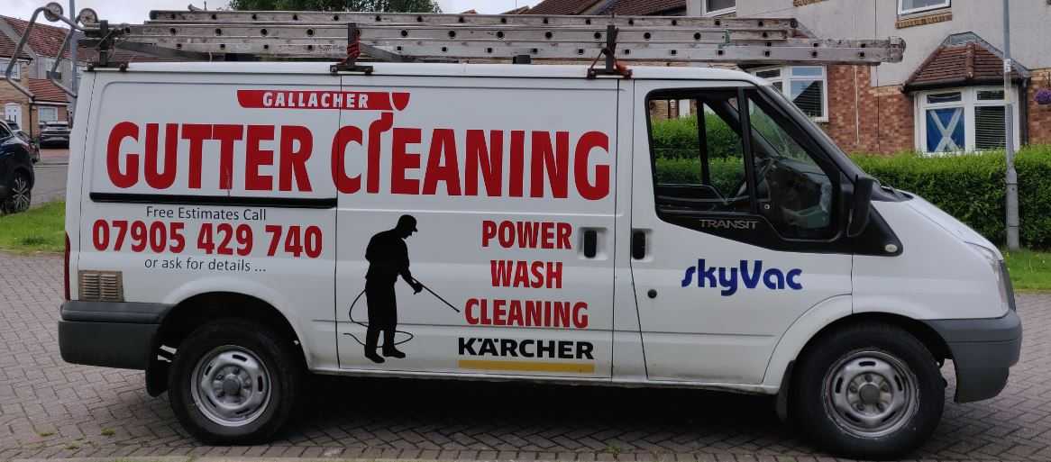 Gallacher Gutters branded service van